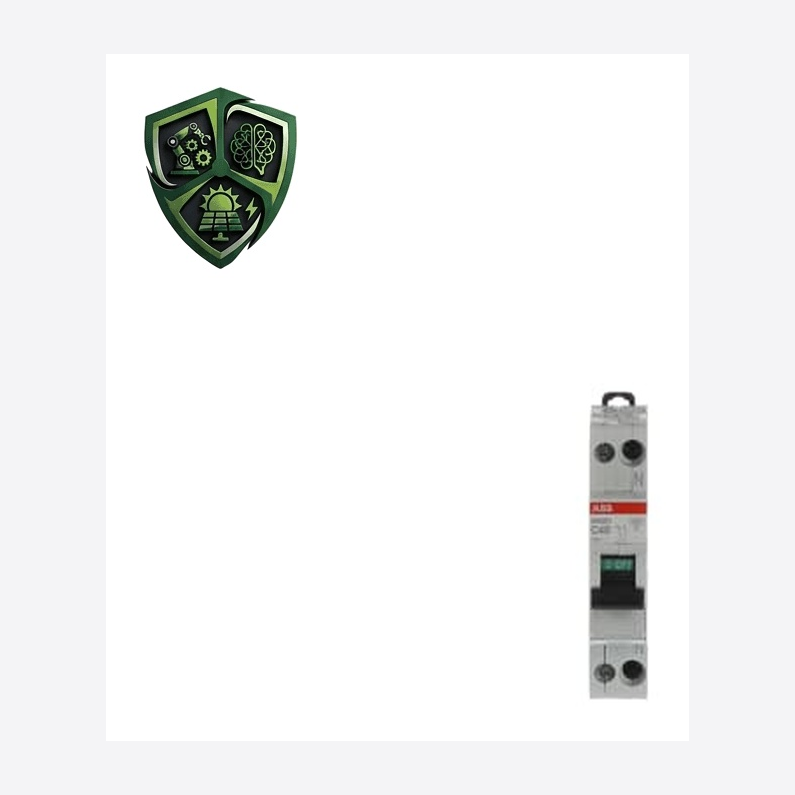 کلید مینیاتوری، ⁦ABB⁩، تک پل، منحنی ⁦C⁩، جریان ⁦40 A⁩، ⁦2CSS255101R0404⁩