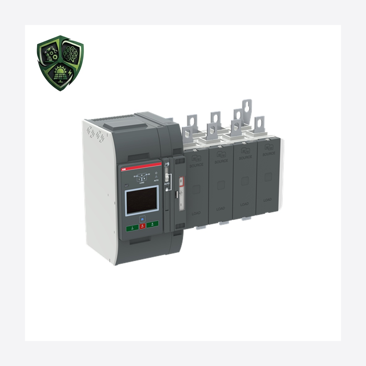 کلید ATS ABB مدل ⁦OXB400E3S4QT⁩، ⁦جریان 400 A⁩، ⁦4P⁩، ⁦ولتاژ 200...480 V AC⁩